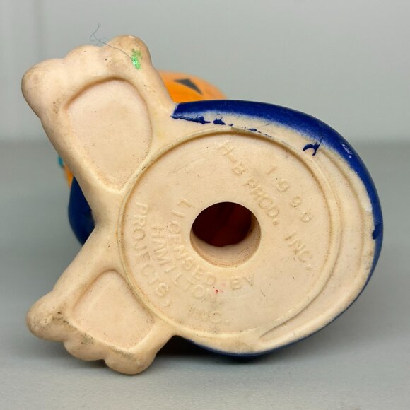 Vintage Fred The Flintstones Family VHS Video Holder Vinyl Rubber Toy - Picture 5 of 5